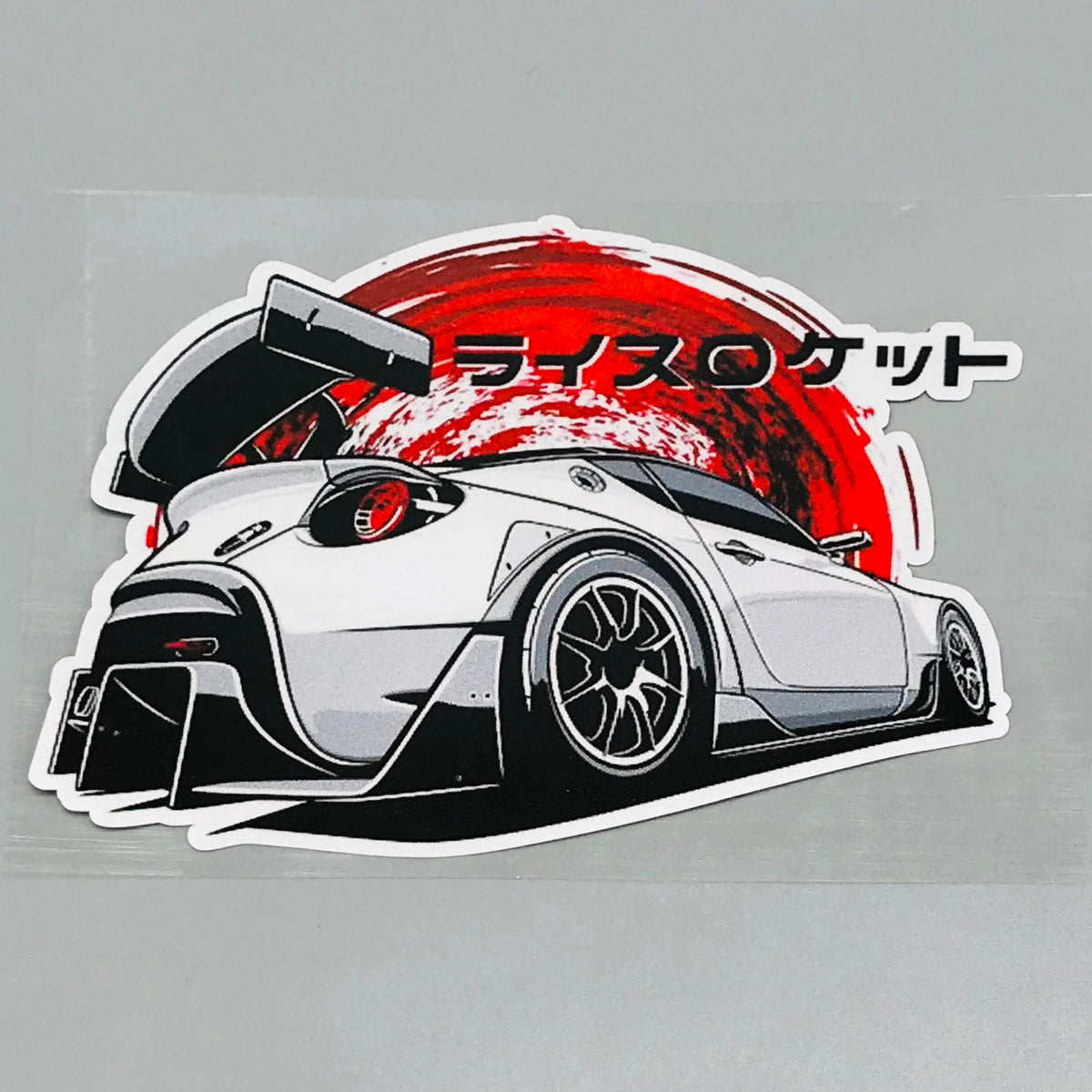 Premium Quality Custom Sticker Sheet For Car & Bike Embossed Style S-FR Racing