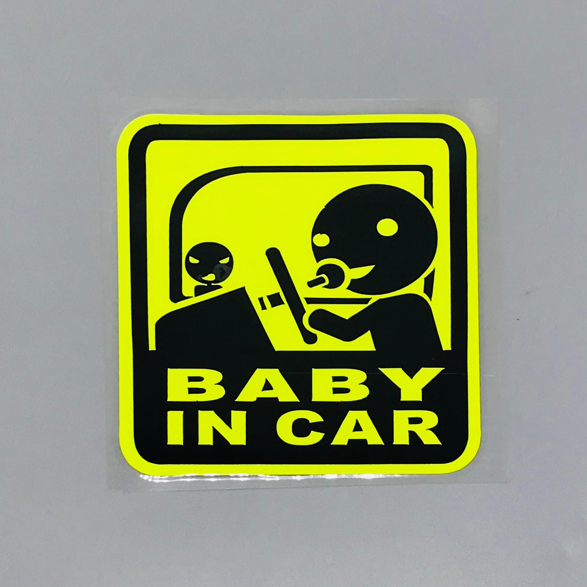 Premium Quality Custom Sticker Sheet For Car & Bike Embossed Style BABY IN CAR