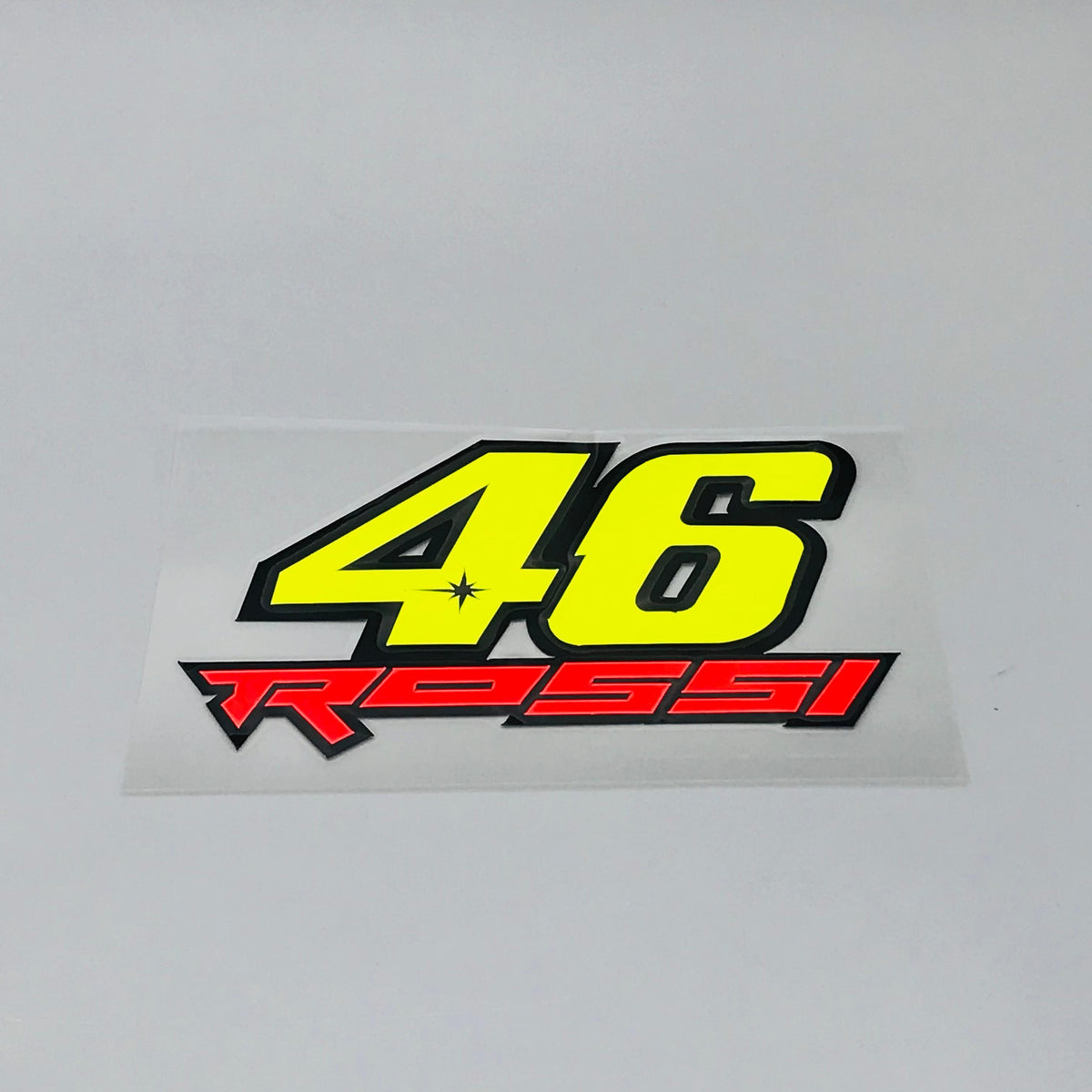 Premium Quality Custom Sticker Sheet For Car & Bike Embossed Style 46 ROSSI