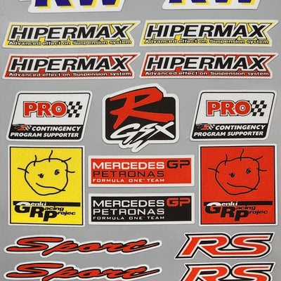 Premium Quality Custom Sticker Big Sheet For Car & Bike Embossed Style KW