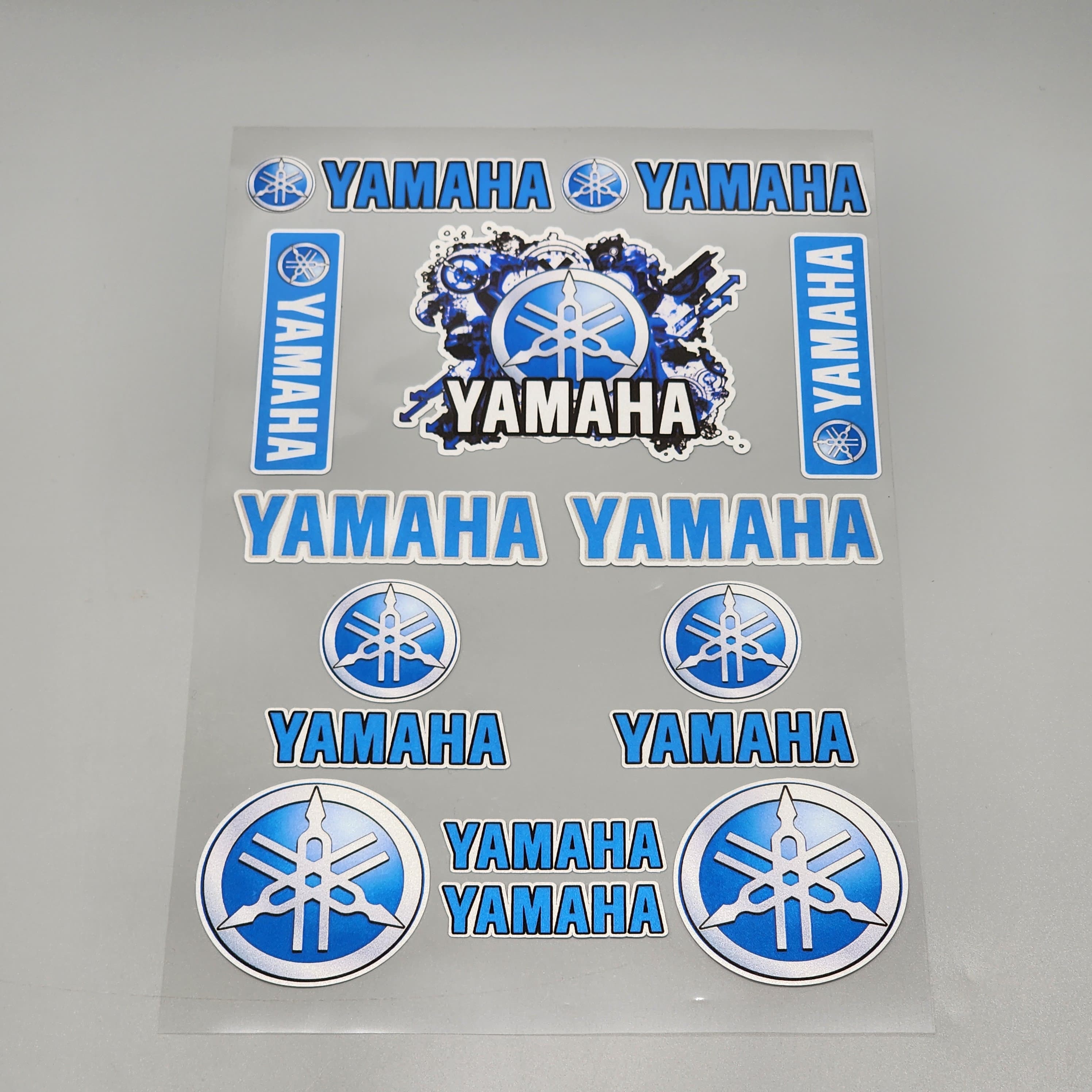 Premium Quality Custom Sticker Big Sheet For Car & Bike Embossed Style YAMAHA