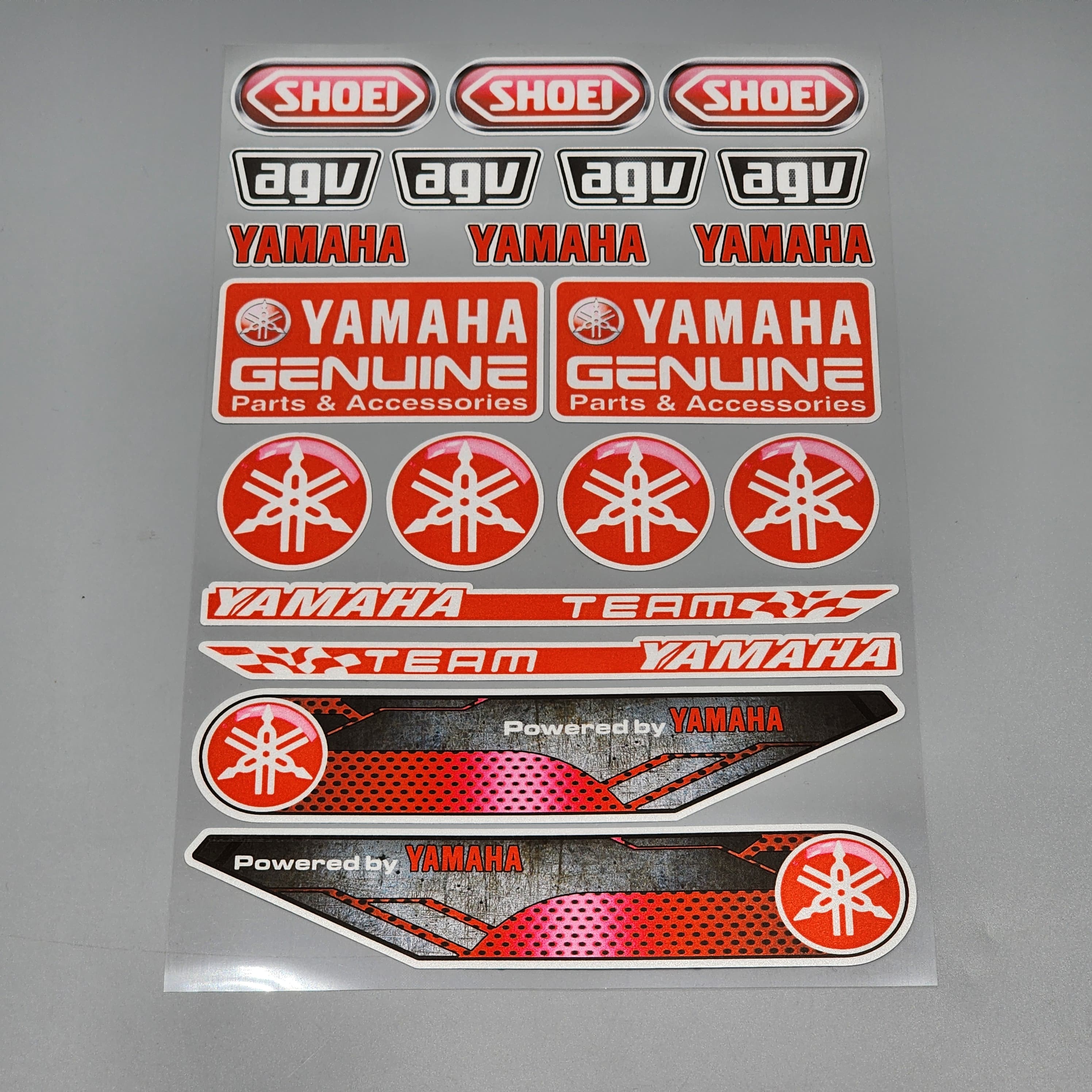 Premium Quality Custom Sticker Big Sheet For Car & Bike Embossed Style YAMAHA