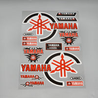 Premium Quality Custom Sticker Big Sheet For Car & Bike Embossed Style YAMAHA