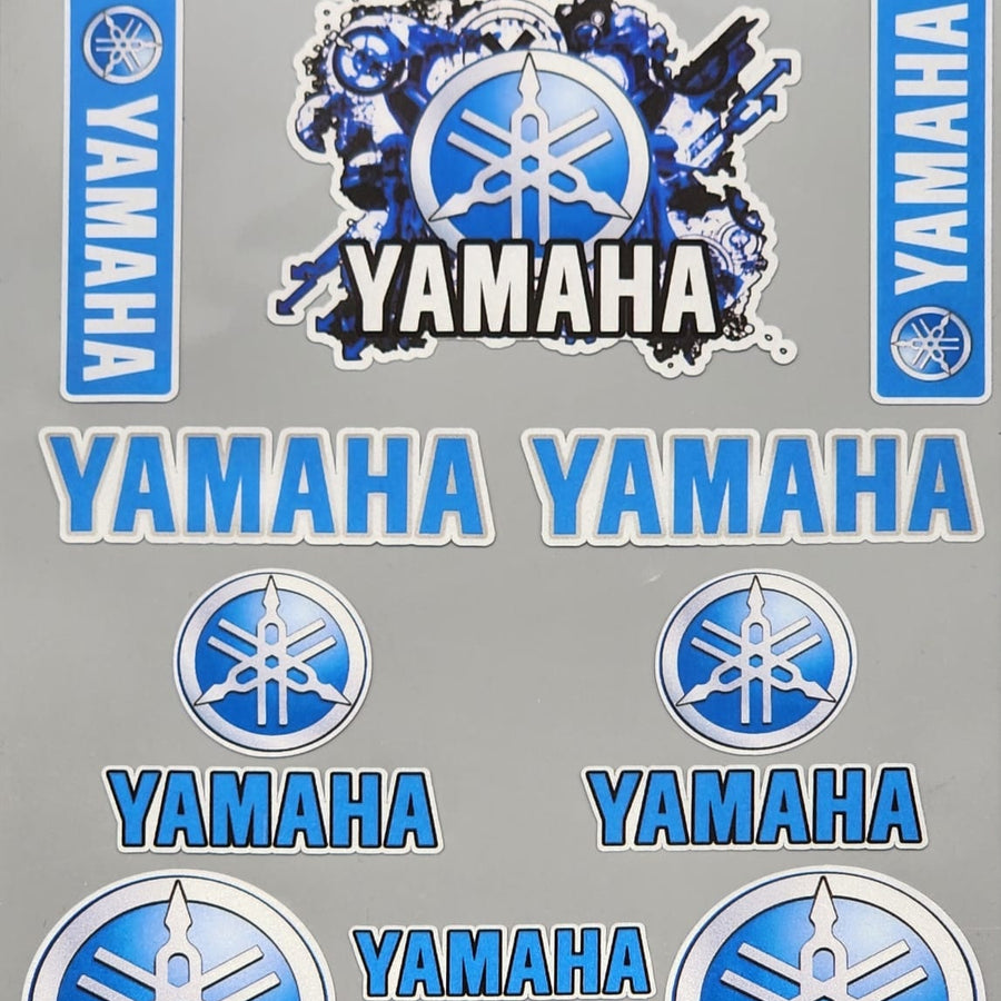 Premium Quality Custom Sticker Big Sheet For Car & Bike Embossed Style YAMAHA