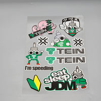 Premium Quality Custom Sticker Big Sheet For Car & Bike Embossed Style TE IN