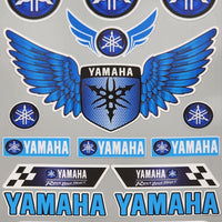 Premium Quality Custom Sticker Big Sheet For Car & Bike Embossed Style YAMAHA