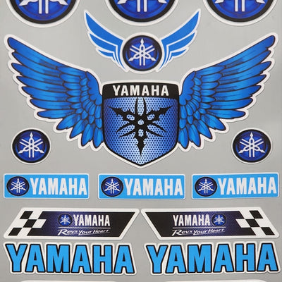 Premium Quality Custom Sticker Big Sheet For Car & Bike Embossed Style YAMAHA