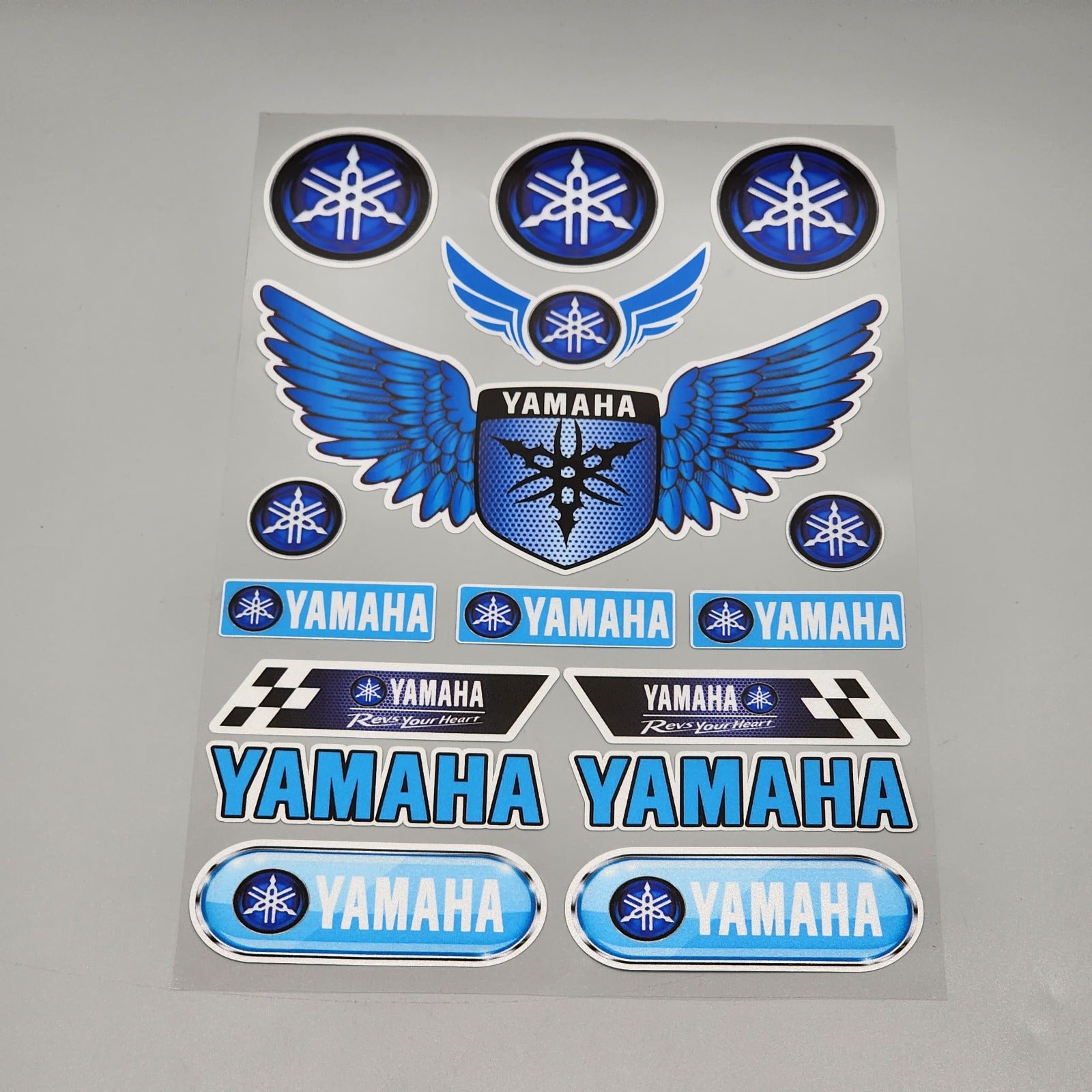 Premium Quality Custom Sticker Big Sheet For Car & Bike Embossed Style YAMAHA