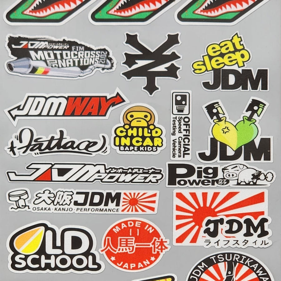 Premium Quality Custom Sticker Big Sheet For Car & Bike Embossed Style DRIFT