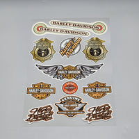 Premium Quality Custom Sticker Big Sheet For Car & Bike Embossed Style HARLEY DAVIDSON