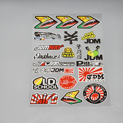 Premium Quality Custom Sticker Big Sheet For Car & Bike Embossed Style DRIFT