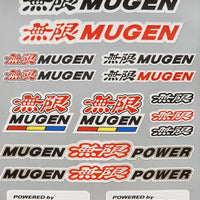 Premium Quality Custom Sticker Big Sheet For Car & Bike Embossed Style MUGEN