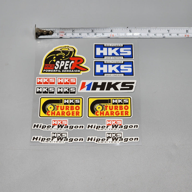 Premium Quality Custom Sticker Sheet For Car & Bike Embossed Style HKS