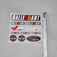 Premium Quality Custom Sticker Sheet For Car & Bike Embossed Style rally art