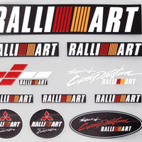 Premium Quality Custom Sticker Sheet For Car & Bike Embossed Style rally art
