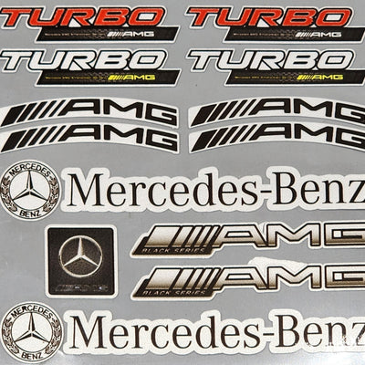 Premium Quality Custom Sticker Sheet For Car & Bike Embossed Style TURBO