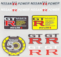 Premium Quality Custom Sticker Sheet For Car & Bike Embossed Style GTR SPORTS