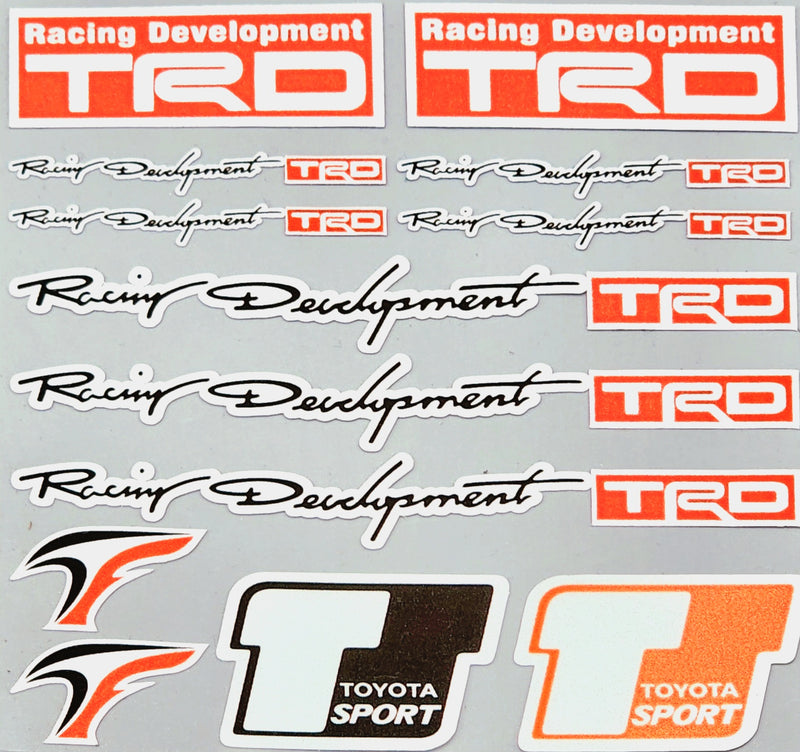Premium Quality Custom Sticker Sheet For Car & Bike Embossed Style RACING DEVELOPMENT