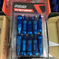 Universal Aluminum Cap Spiked Racing Wheel Lug Nuts Arrow Style 20Pc