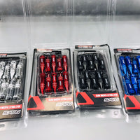 Universal Aluminum Cap Spiked Racing Wheel Lug Nuts Arrow Style 20Pc