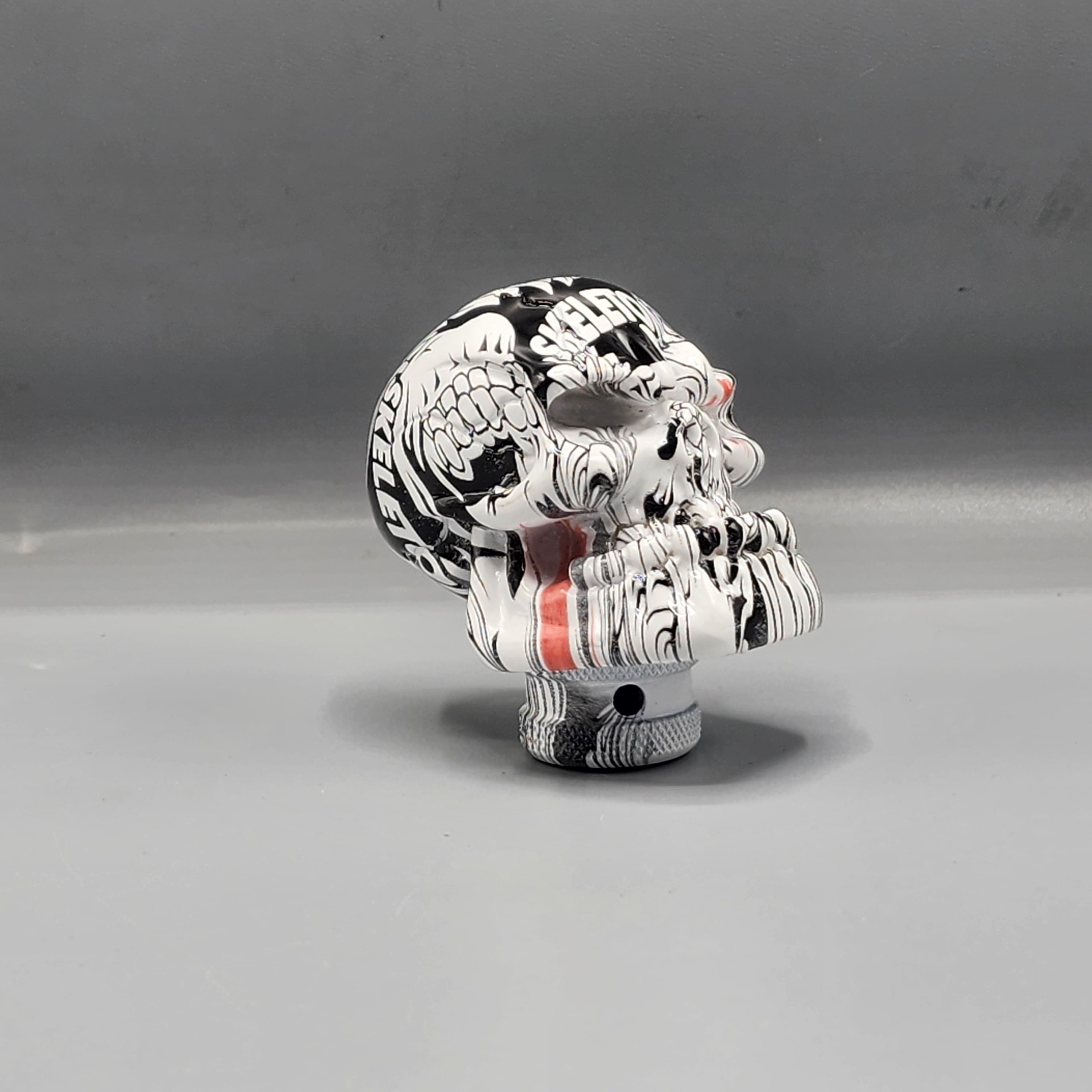Universal Hydro Dip Skull Shift Gear Knob Car Shifter Lever Most Manual Automotive Vehicles