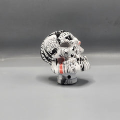 Universal Hydro Dip Skull Shift Gear Knob Car Shifter Lever Most Manual Automotive Vehicles