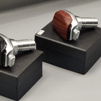 Universal Wooden Touch Shift Gear Knob Car Shifter Lever Most Manual Automotive Vehicles(Brown)