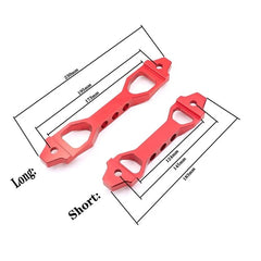 Universal Car Battery Aluminum Tie Down Clamp Bracket 1 Pc (Red)