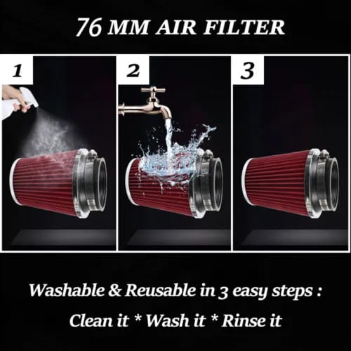 Universal High Flow Air Filter Sport Air Filter For Car High Performance 1 Pc