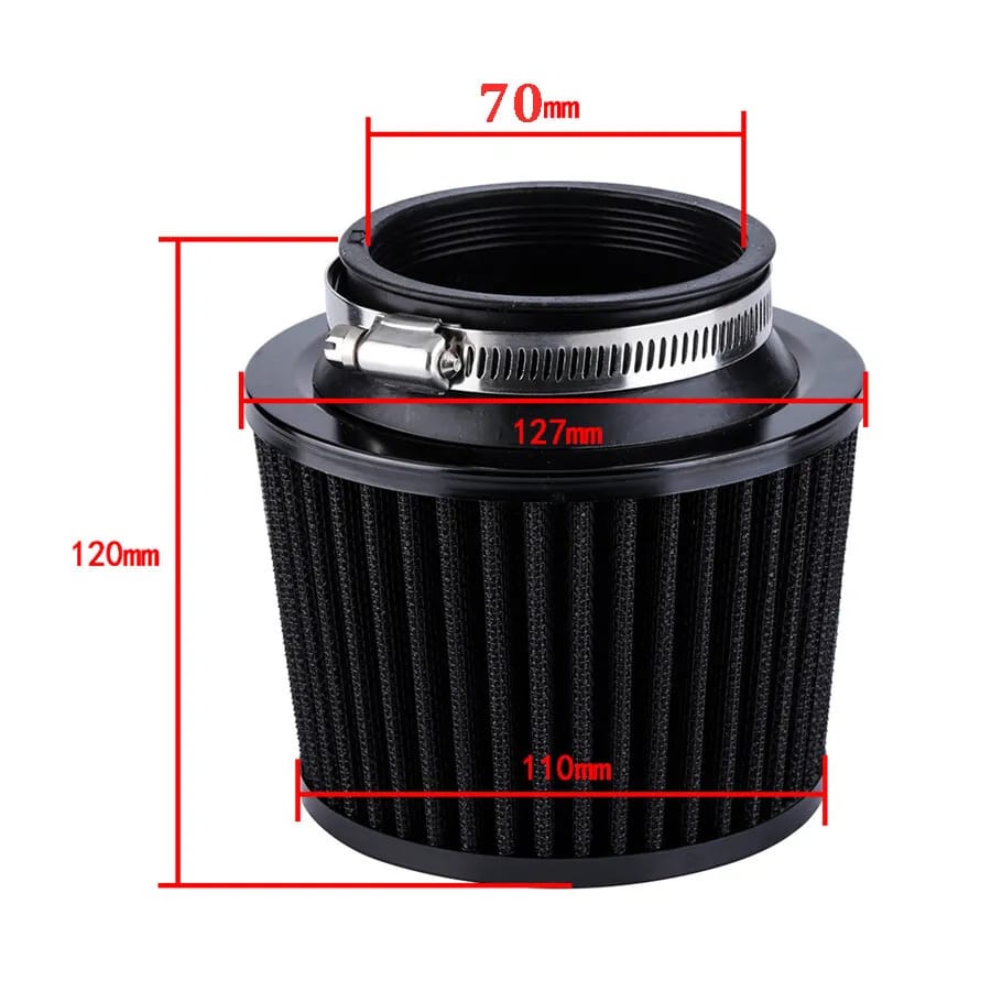 Universal High Flow Air Filter Sport Air Filter For Car High Performance 1 Pc