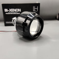 LIUHAWK Bi Xenon Projector Simple DRL Style 55 Watt SMD For Bike 1 Pc