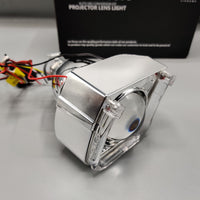 LIUHAWK Bi Xenon Projector DRL+Indicator Mini Eye Style 55 Watt SMD Complete Set White - Yellow