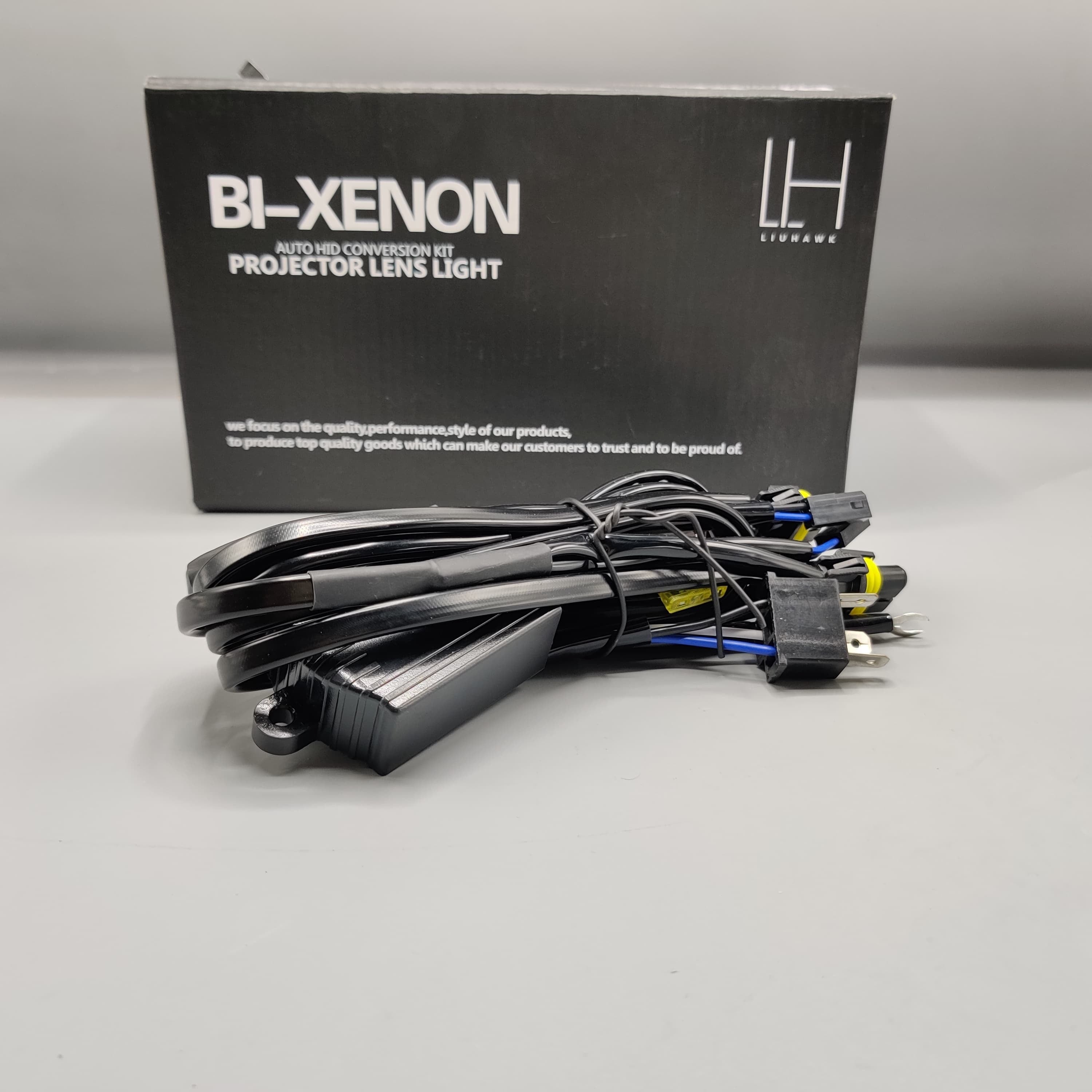 LIUHAWK Bi Xenon Simple DRL Projector For Car 2 Pcs Set