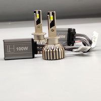 LIUHAWK Bi Xenon Projector DRL+Indicator Mini Eye Style 55 Watt SMD Complete Set White - Yellow