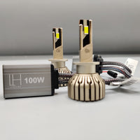 LIUHAWK Bi Xenon Projector White DRL Cut Style 55 Watt SMD Complete Set