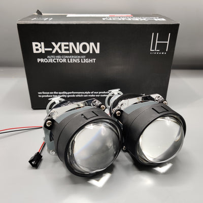 2 Pcs Set LIUHAWK Bi Xenon Projector X1 Style 100W Watt SMD Complete Best For Projector