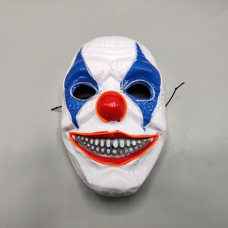 Universal Neon Halloween Mask, Led Purge Mask 3 Lighting Modes For Costplay 1 Pc(Orange)