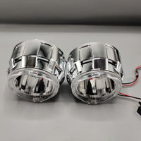 LIUHAWK Bi Xenon 2.5 Projector Shroud DRL+Indicator X2 Style 2 Pcs Set(White/Yellow)