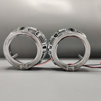LIUHAWK Bi Xenon 2.5 Projector Shroud DRL+Indicator X2 Style 2 Pcs Set(White/Yellow)