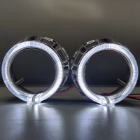 LIUHAWK Bi Xenon 2.5 Projector Shroud DRL+Indicator X2 Style 2 Pcs Set(White/Yellow)