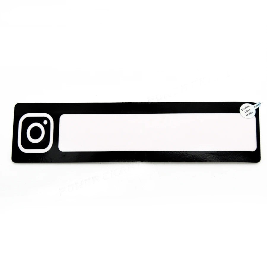 Instagram LED Car Window Sticker Windshield Electric Safety Decal Decoration Sticker Auto 1 Pc
