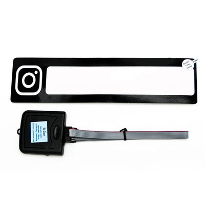 Instagram LED Car Window Sticker Windshield Electric Safety Decal Decoration Sticker Auto 1 Pc