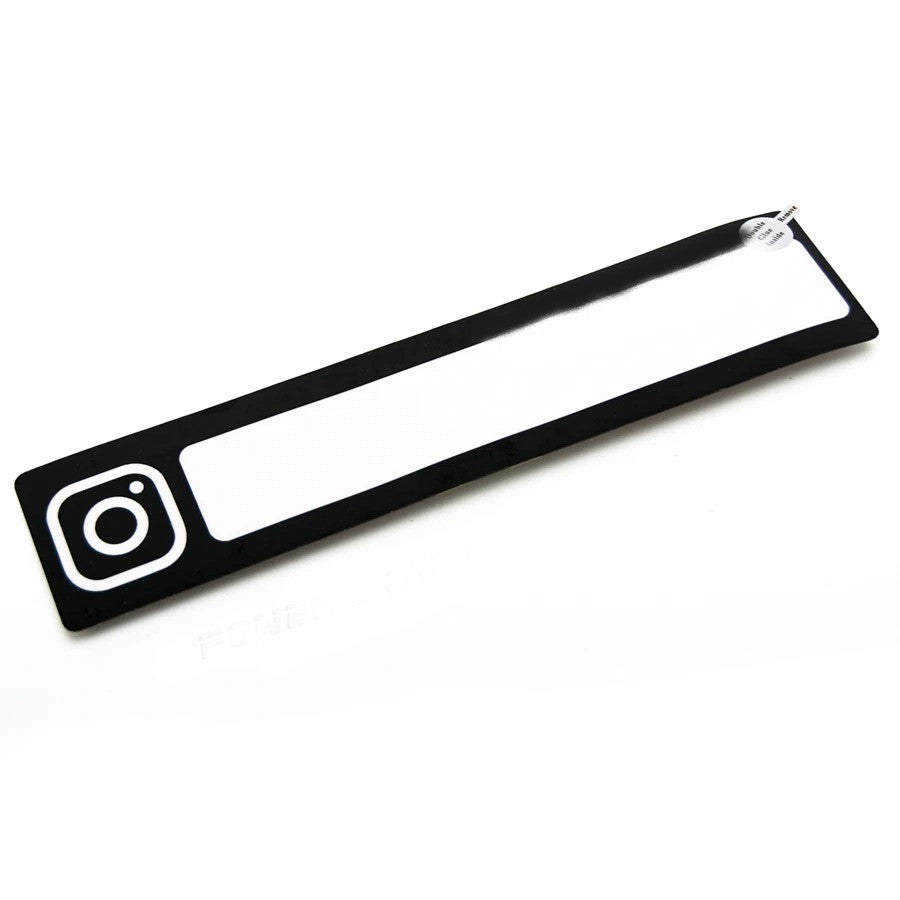 Instagram LED Car Window Sticker Windshield Electric Safety Decal Decoration Sticker Auto 1 Pc
