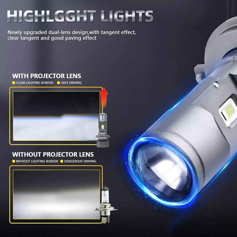 LIUHAWK Projector Headlight Light Original H4 40 Watts 1 Pc