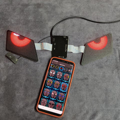 Universal Digital Eyes Panel With Mobile Control For All Car 1 Pair