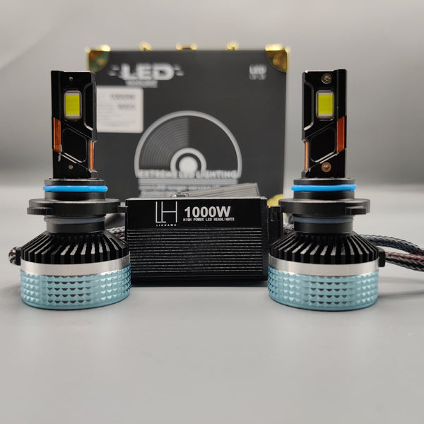 LIUHAWK LED Headlight Bulb Original 9005 100 Watts 2 Pcs Set