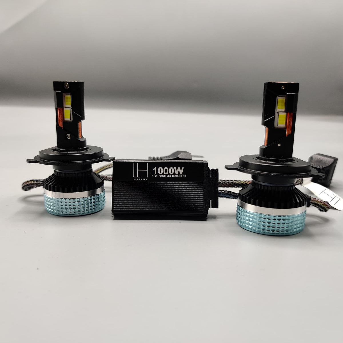 LIUHAWK LED Headlight Bulb Original H4 100 Watts 2 Pcs Set