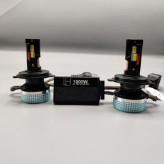 LIUHAWK LED Headlight Bulb Original H4 100 Watts 2 Pcs Set