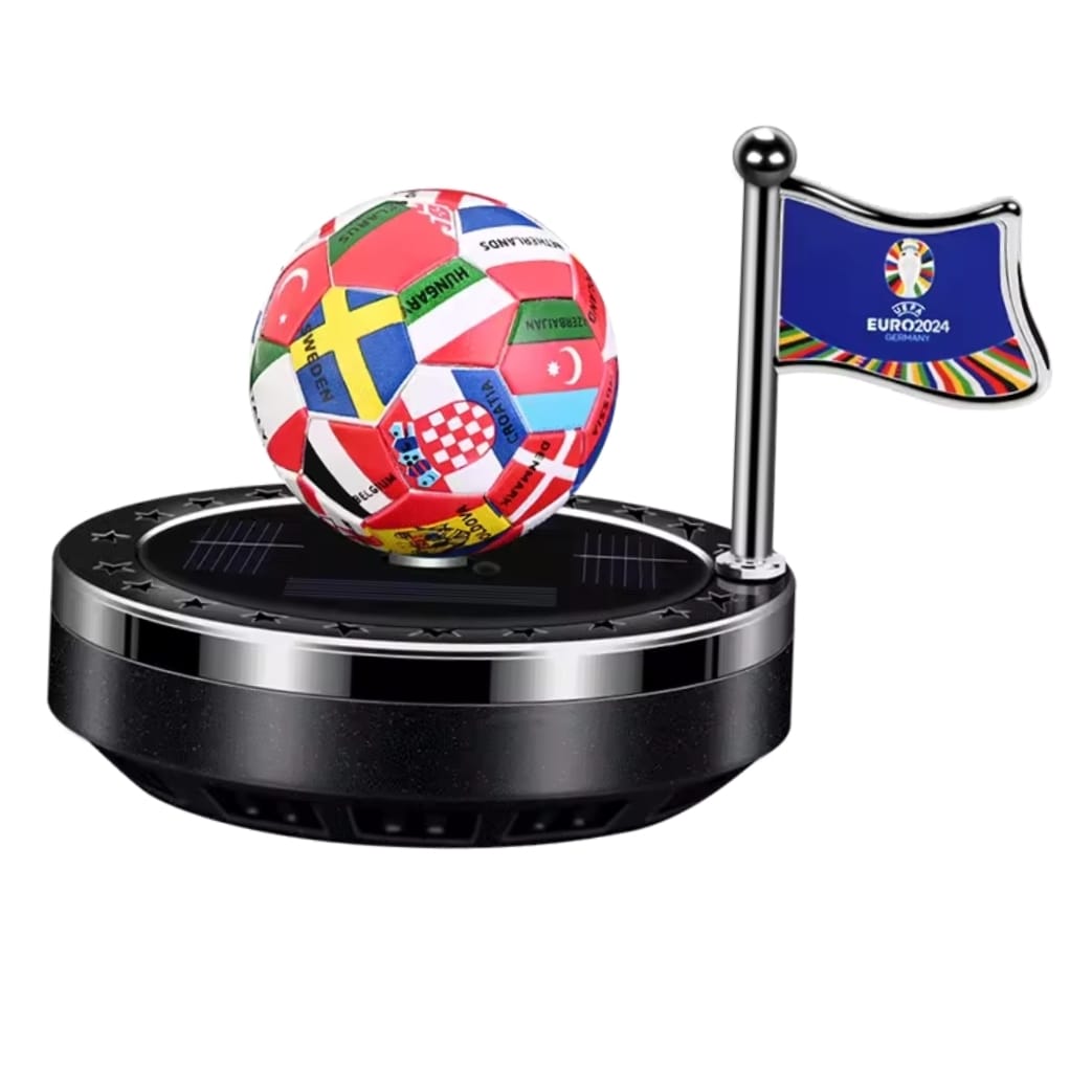 Universal Football Flag Solar Perfume dashboard Scent Air Aroma Essential Oil Diffuser For Car 1 Pc