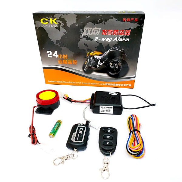 CK- Motorcycle 2-Way Burglary Security Alarm System